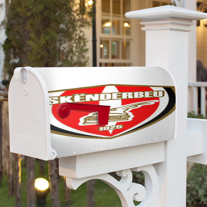 Skenderbeu Logo Magnetic Mailbox Cover 18" X 21" Outdoor Decor