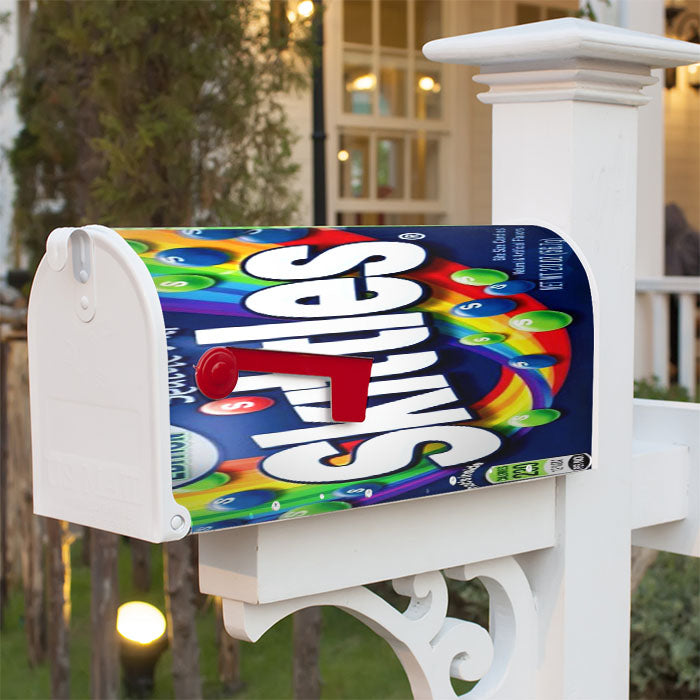 Skittles Seattle Seahawks Magnetic Mailbox Cover 18" X 21" Outdoor Decor