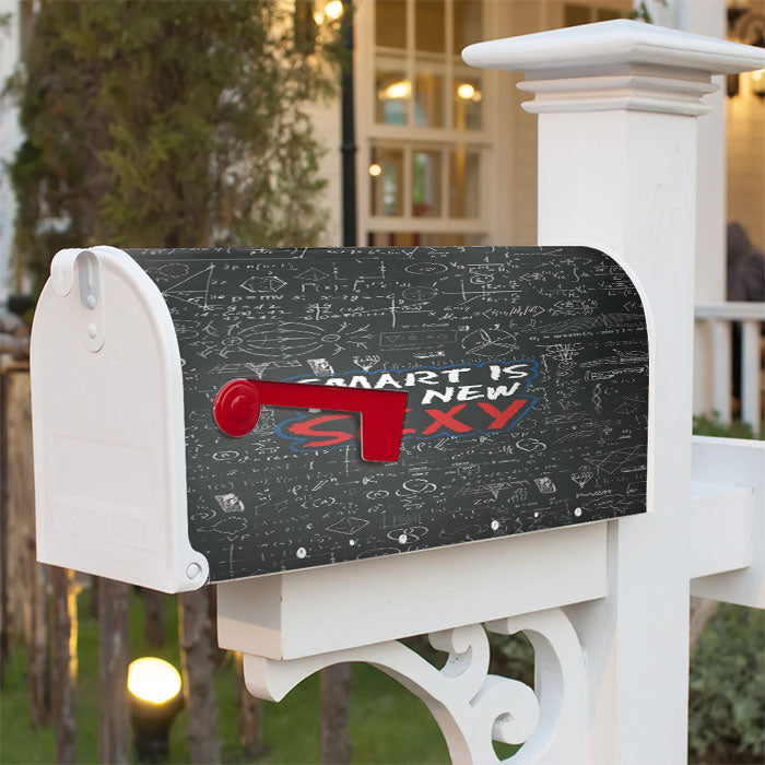 Smart Is The New Sexy The Big Bang Theory Magnetic Mailbox Cover 18" X 21" Outdoor Decor