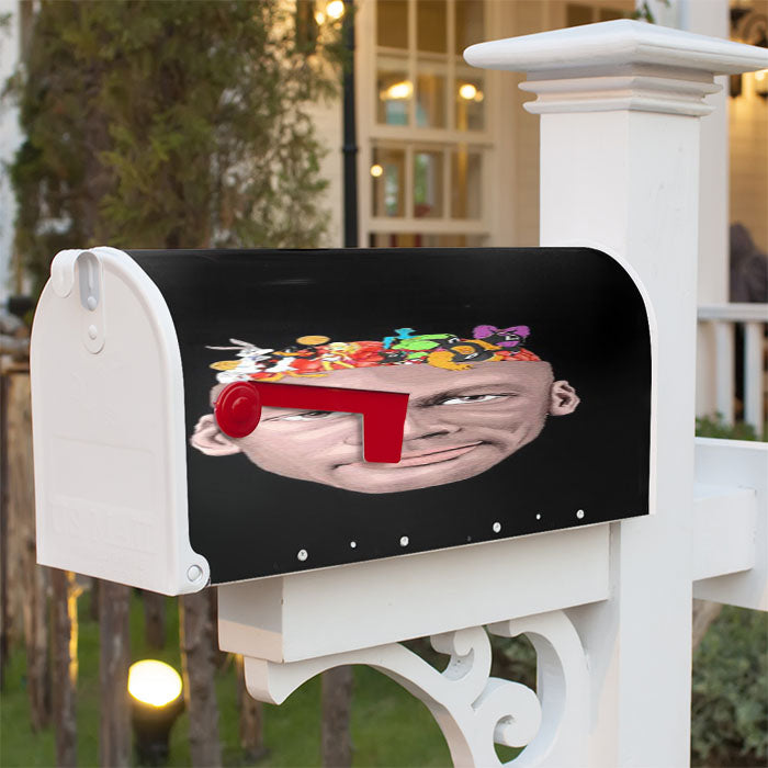 Space Jam Toon Squad Basketball Hand Drawn Graphic Magnetic Mailbox Cover 18" X 21" Outdoor Decor