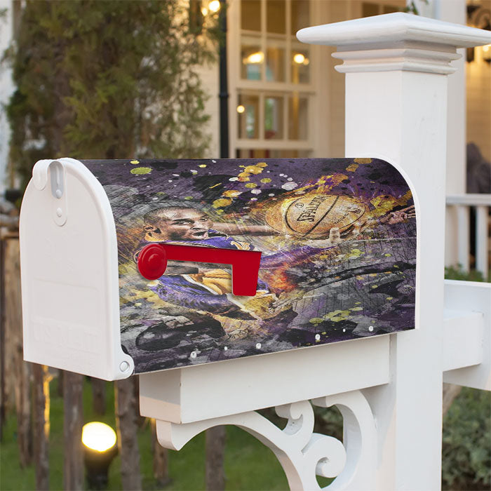 Spalding Kobe Bryant Magnetic Mailbox Cover 18" X 21" Outdoor Decor