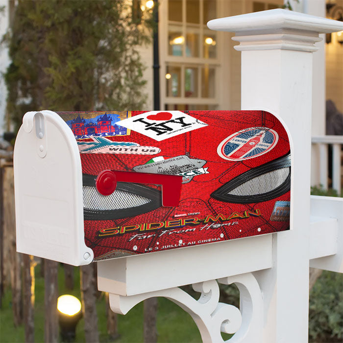 Spiderman Love New York Magnetic Mailbox Cover 18" X 21" Outdoor Decor