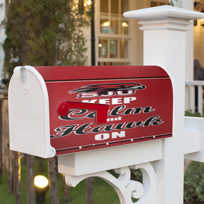 St Joseph U Keep Calm Hawk On Magnetic Mailbox Cover 18" X 21" Outdoor Decor