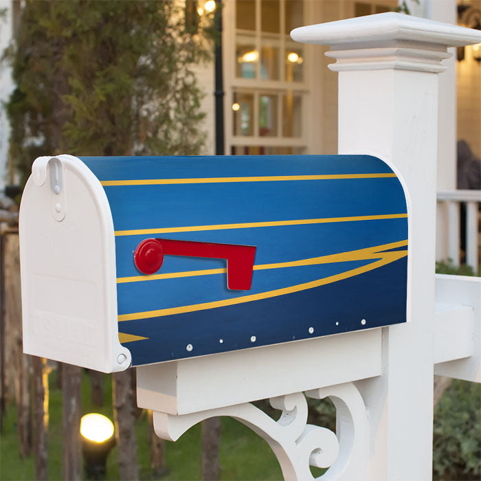 St Louis Blues Design Magnetic Mailbox Cover 18" X 21" Outdoor Decor