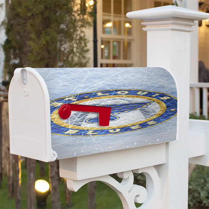 St Louis Blues Logo Magnetic Mailbox Cover 18" X 21" Outdoor Decor