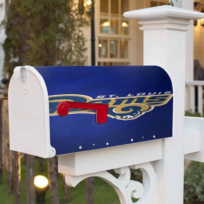 St Louis Rams Logo Magnetic Mailbox Cover 18" X 21" Outdoor Decor