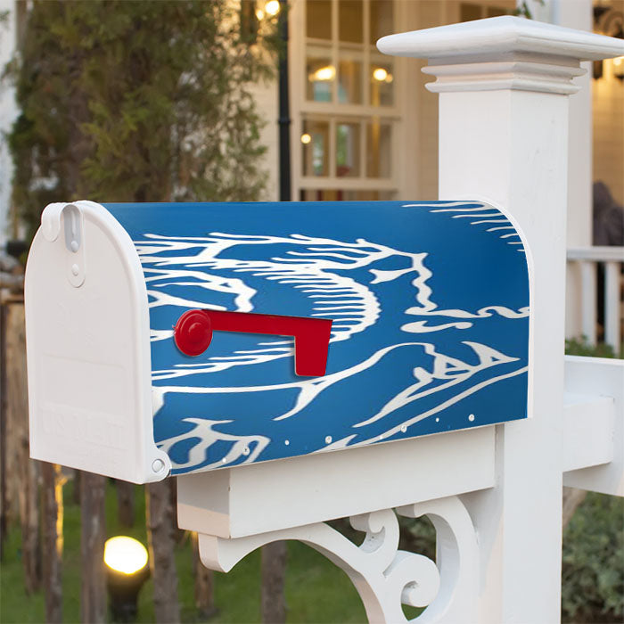 St Louis Rams Old Logo Magnetic Mailbox Cover 18" X 21" Outdoor Decor