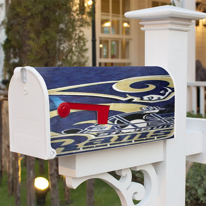 St Louis Rams Sketch Magnetic Mailbox Cover 18" X 21" Outdoor Decor