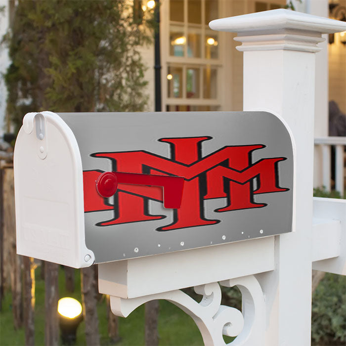 Stackednmmi Baseball Logo Gray Magnetic Mailbox Cover 18" X 21" Outdoor Decor
