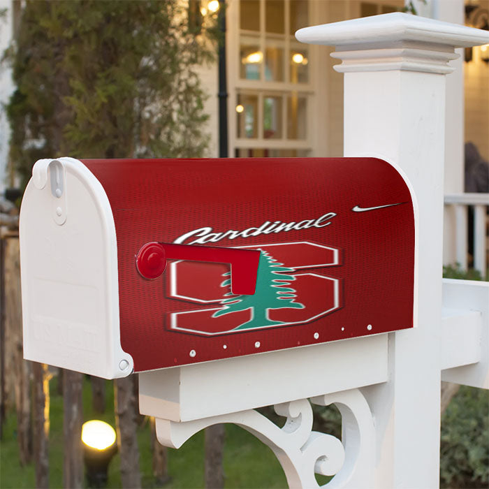 Stanford Cardinal Magnetic Mailbox Cover 18" X 21" Outdoor Decor
