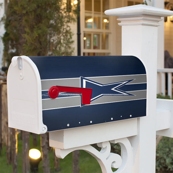 Star Cowboys Dallas Logo Magnetic Mailbox Cover 18" X 21" Outdoor Decor