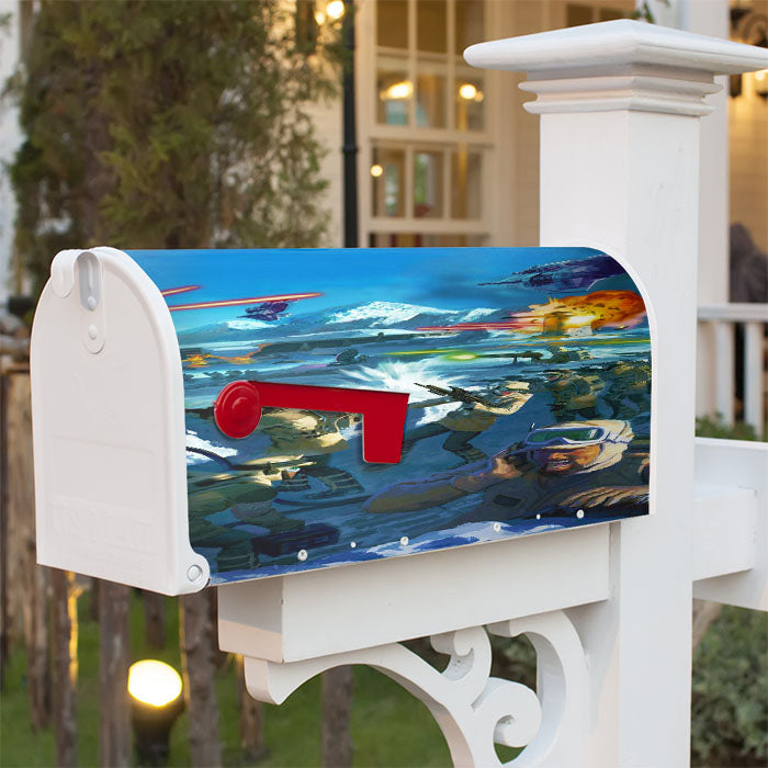 Star Wars Battlefront Ii Magnetic Mailbox Cover 18" X 21" Outdoor Decor