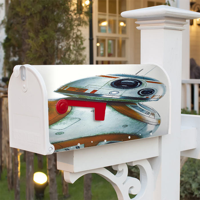 Star Wars Bb 8 Magnetic Mailbox Cover 18" X 21" Outdoor Decor
