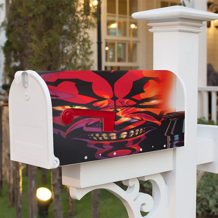 Star Wars Darth Maul Magnetic Mailbox Cover 18" X 21" Outdoor Decor