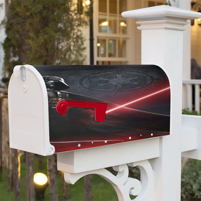 Star Wars Darth Vader Dark Side Logo Magnetic Mailbox Cover 18" X 21" Outdoor Decor