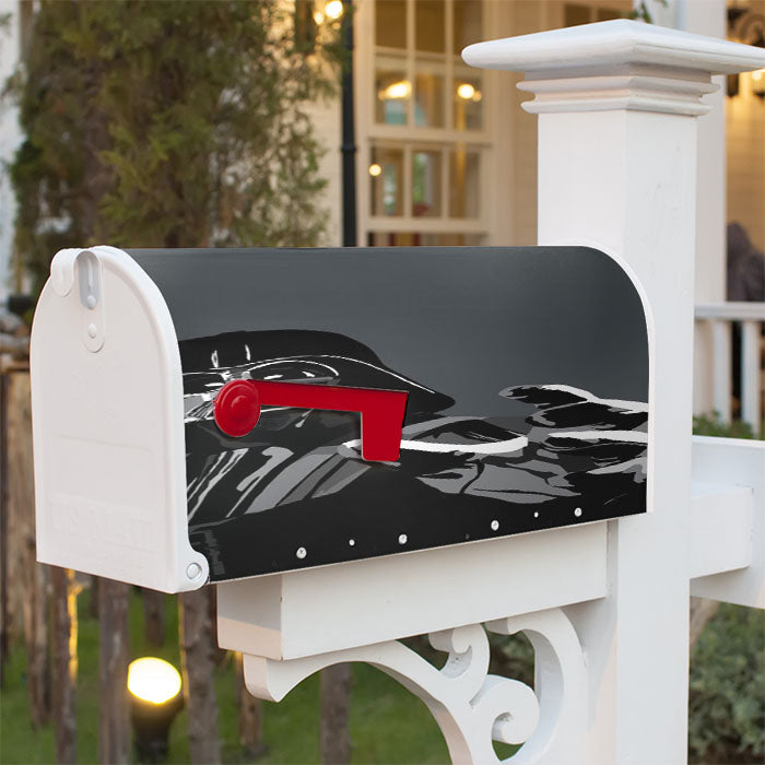 Star Wars Darth Vader Grey Vector Magnetic Mailbox Cover 18" X 21" Outdoor Decor