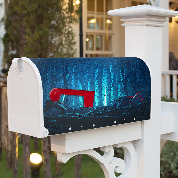 Star Wars Finn Vs Kylo Ren Magnetic Mailbox Cover 18" X 21" Outdoor Decor