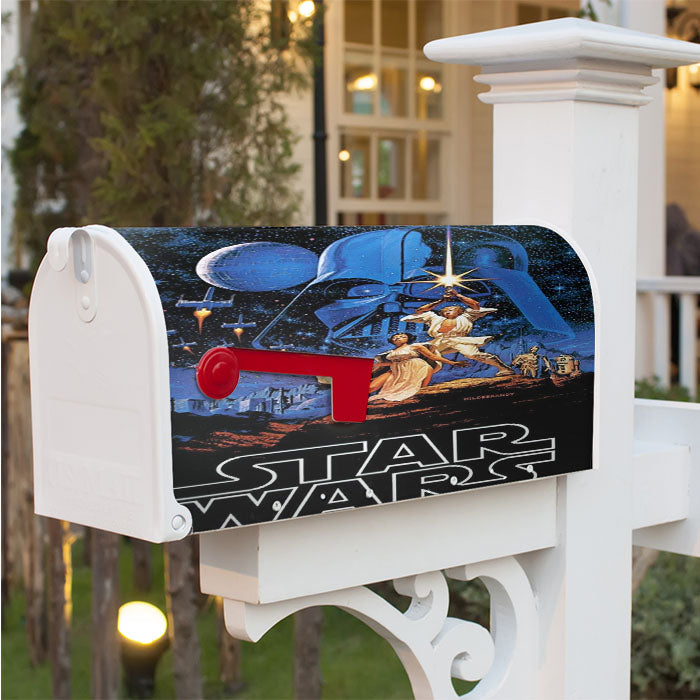 Star Wars Poster Magnetic Mailbox Cover 18" X 21" Outdoor Decor