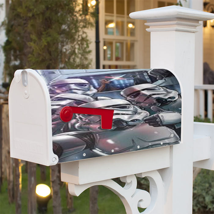 Star Wars Stormtrooper Selfie Magnetic Mailbox Cover 18" X 21" Outdoor Decor
