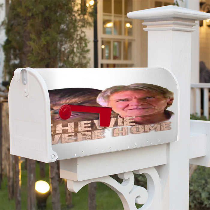 Star Wars The Force Awakens Chewie Were Home Han Solo Magnetic Mailbox Cover 18" X 21" Outdoor Decor