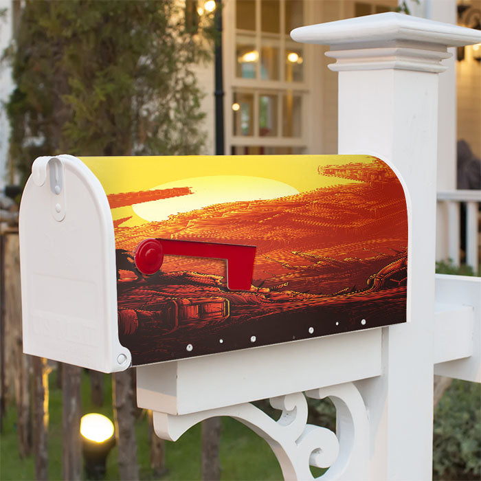 Star Wars The Force Awakens Jakku Magnetic Mailbox Cover 18" X 21" Outdoor Decor