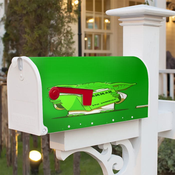 Star Wars Yoda Grammar Magnetic Mailbox Cover 18" X 21" Outdoor Decor