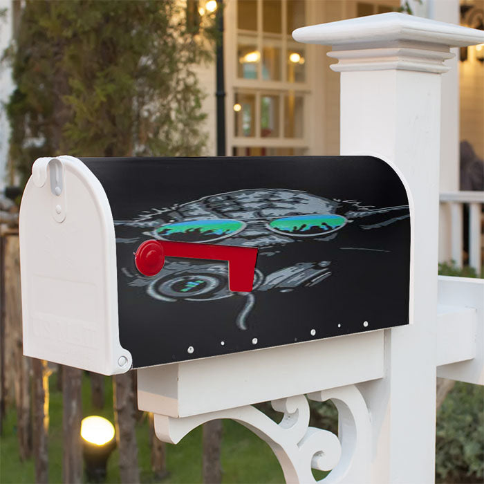Star Wars Yoda Shades Magnetic Mailbox Cover 18" X 21" Outdoor Decor