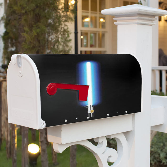 Stars Wars Lightsaber Blue Magnetic Mailbox Cover 18" X 21" Outdoor Decor