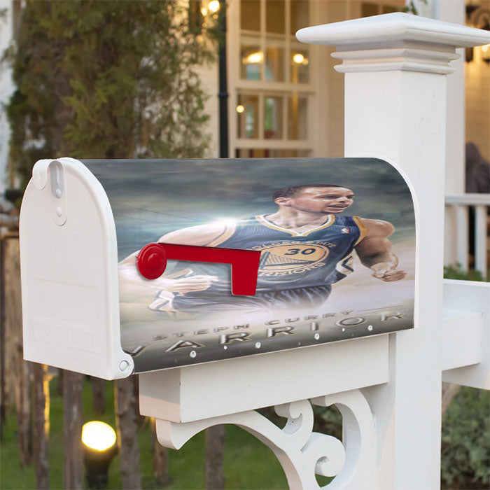 Steph Curry Golden State Warriors Magnetic Mailbox Cover 18" X 21" Outdoor Decor