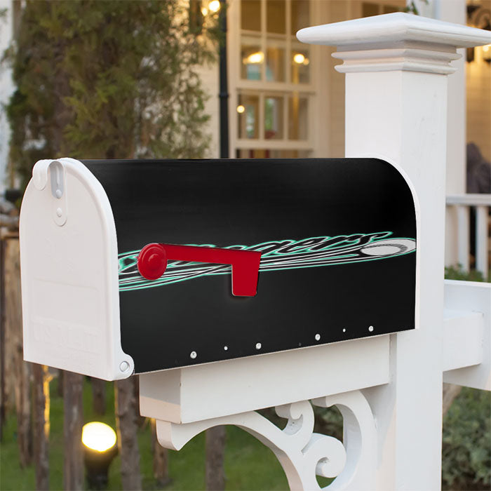 Stingers Baseball Logo Black Magnetic Mailbox Cover 18" X 21" Outdoor Decor