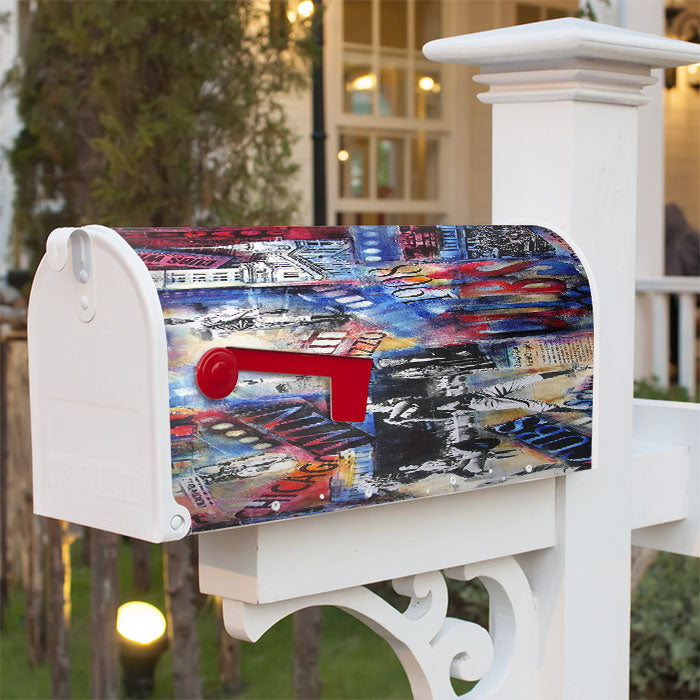 Story Of Chicago Cubs Magnetic Mailbox Cover 18" X 21" Outdoor Decor