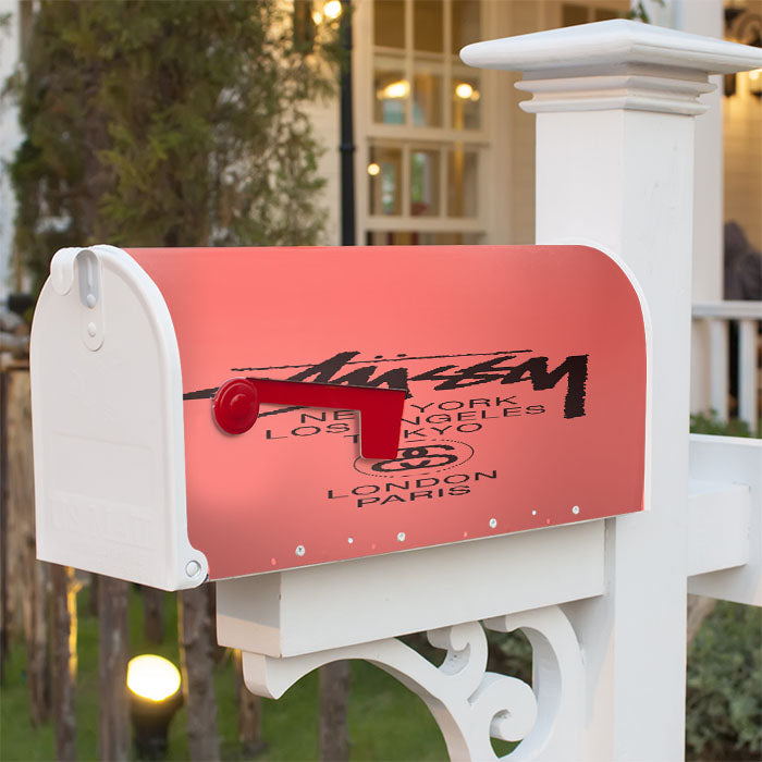 Stussy New York Los Angeles Magnetic Mailbox Cover 18" X 21" Outdoor Decor