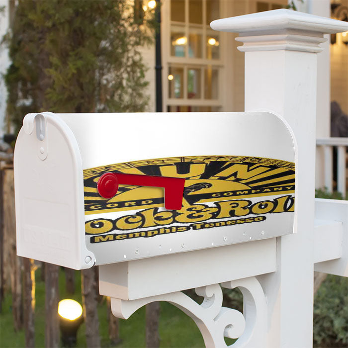 Sun Record Rock And Roll Memphis Tenesse Magnetic Mailbox Cover 18" X 21" Outdoor Decor