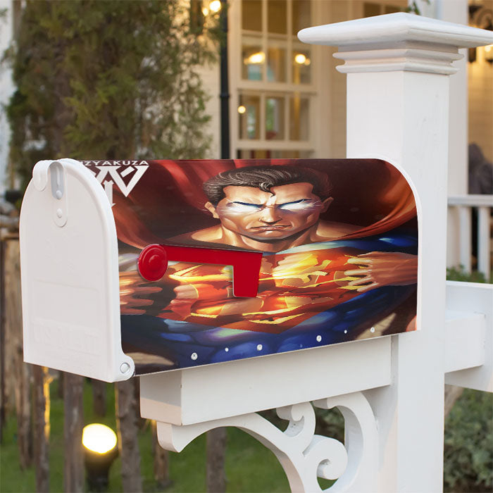 Superman Is New York Yankees Magnetic Mailbox Cover 18" X 21" Outdoor Decor