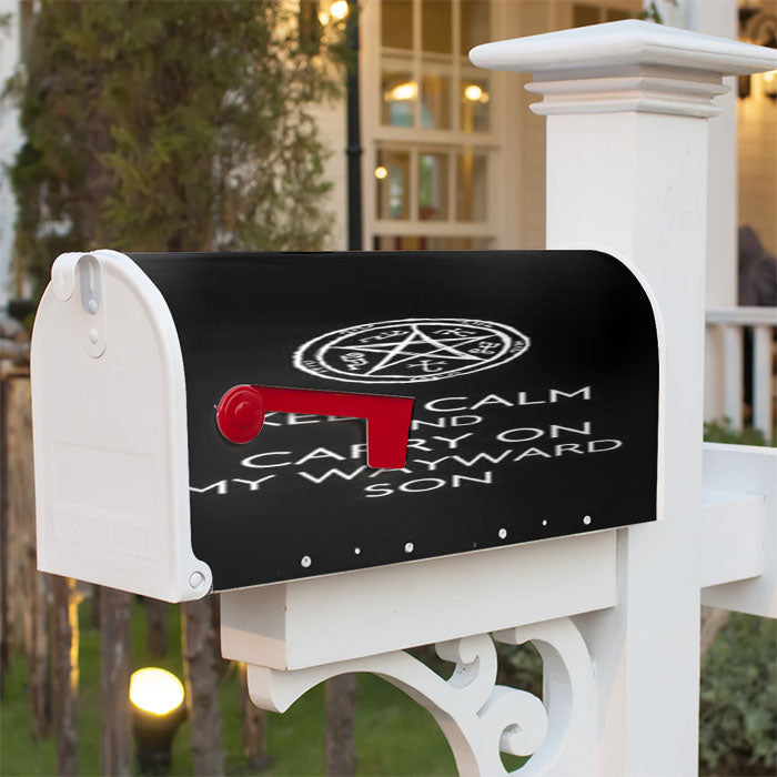 Supernatural Keep Calm Wayward Son Magnetic Mailbox Cover 18" X 21" Outdoor Decor