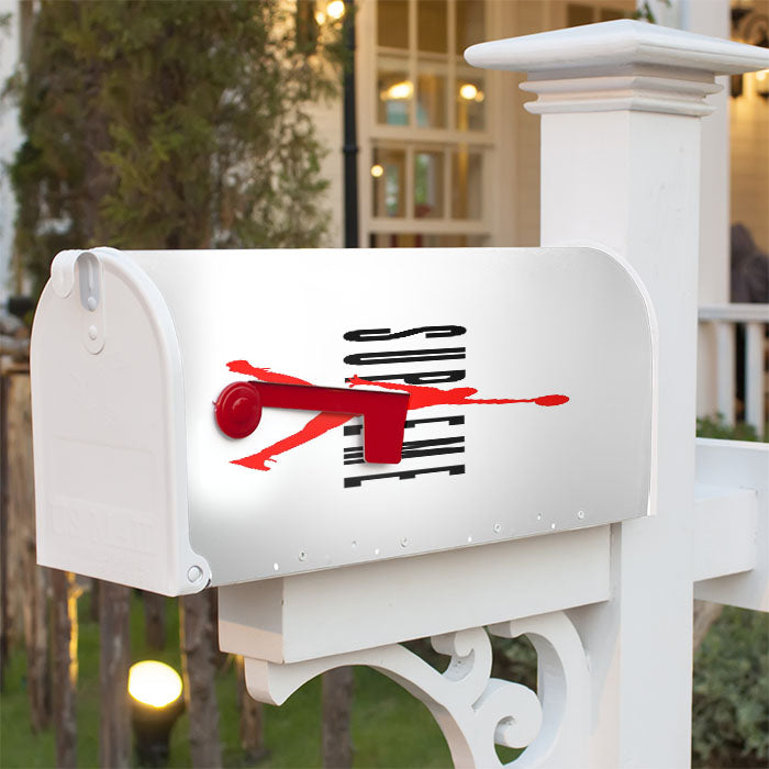Supreme Jordan White Magnetic Mailbox Cover 18" X 21" Outdoor Decor