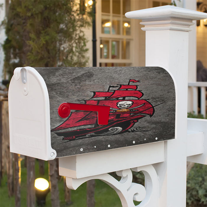Tampa Bay Buccaneers Logo 2 Magnetic Mailbox Cover 18" X 21" Outdoor Decor