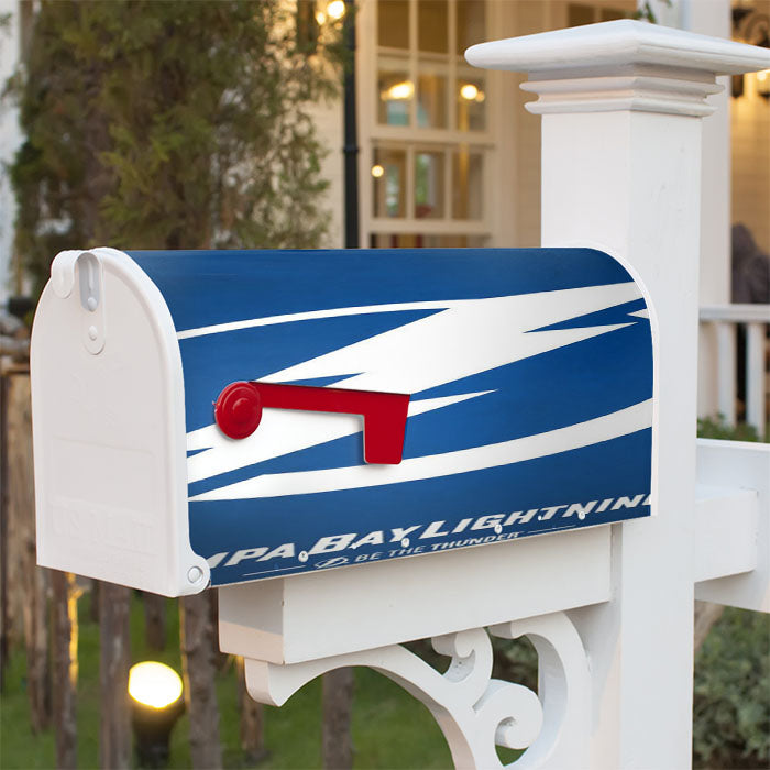 Tampa Bay Lightning Be The Thunder Magnetic Mailbox Cover 18" X 21" Outdoor Decor