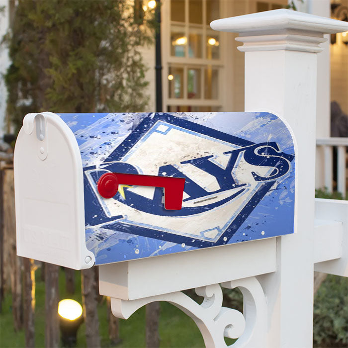 Tampa Bay Rays Wp Magnetic Mailbox Cover 18" X 21" Outdoor Decor