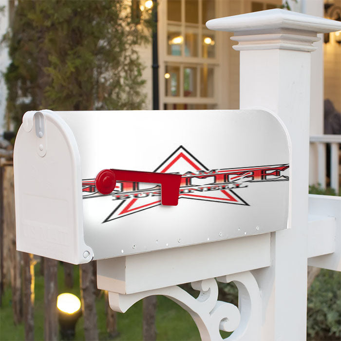Team Elite Bushnell Baseball Logo White Magnetic Mailbox Cover 18" X 21" Outdoor Decor