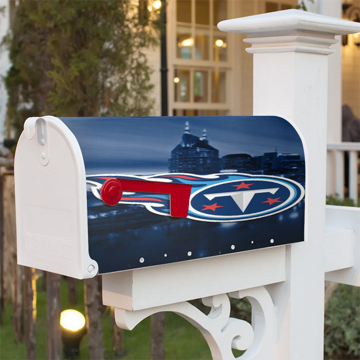 Tennessee Titans Magnetic Mailbox Cover 18" X 21" Outdoor Decor