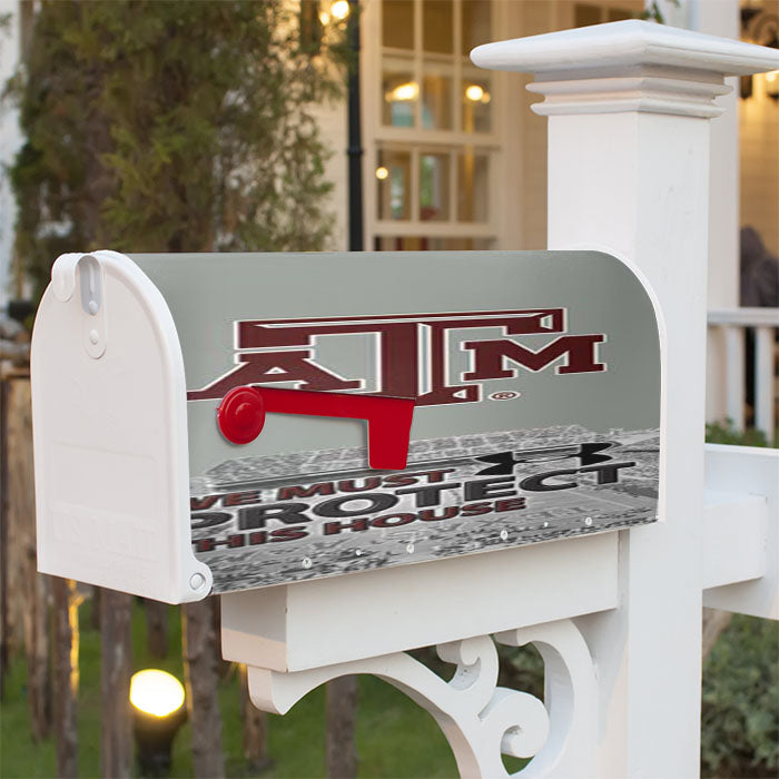 Texas A M Protect Magnetic Mailbox Cover 18" X 21" Outdoor Decor