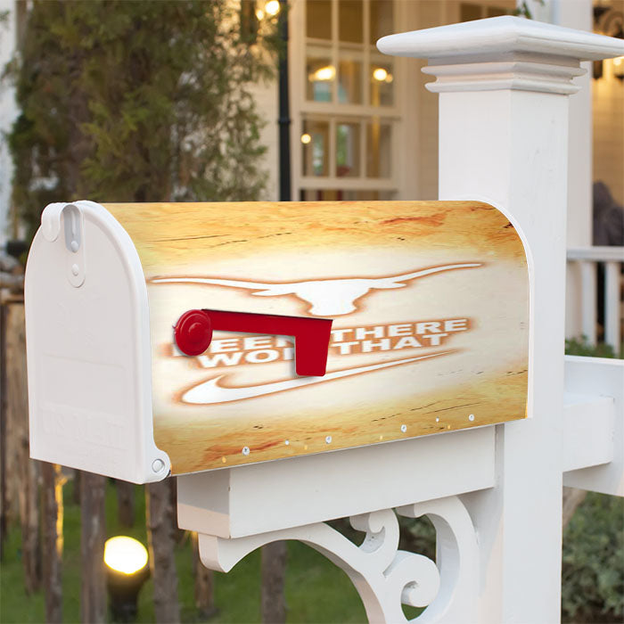Texas Longhorns Been There Magnetic Mailbox Cover 18" X 21" Outdoor Decor