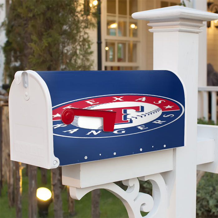 Texas Rangers Magnetic Mailbox Cover 18" X 21" Outdoor Decor