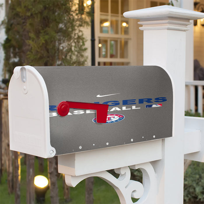 Texas Rangers Baseball Magnetic Mailbox Cover 18" X 21" Outdoor Decor