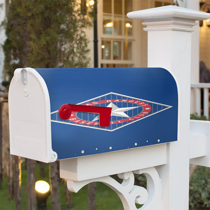 Texas Rangers Baseball Club Magnetic Mailbox Cover 18" X 21" Outdoor Decor
