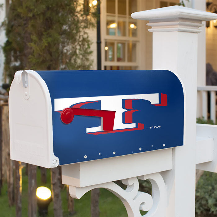Texas Rangers Insignia Magnetic Mailbox Cover 18" X 21" Outdoor Decor