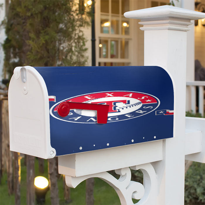 Texas Rangers Logo Magnetic Mailbox Cover 18" X 21" Outdoor Decor