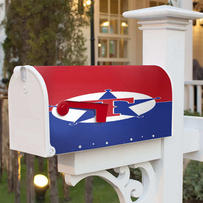 Texas Rangers Rebrand Magnetic Mailbox Cover 18" X 21" Outdoor Decor