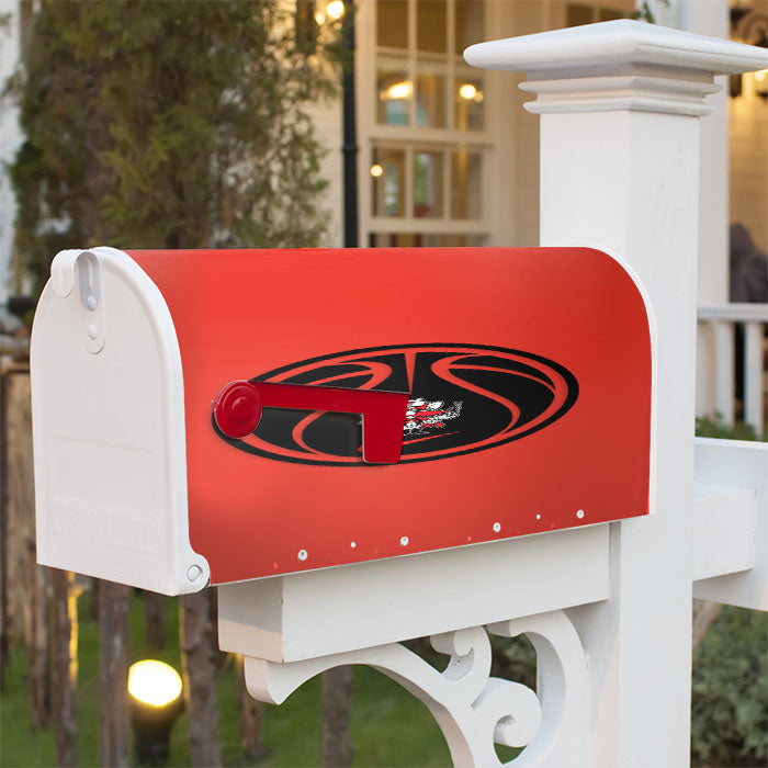 Texas Tech Red Raiders Basketball Logo Magnetic Mailbox Cover 18" X 21" Outdoor Decor